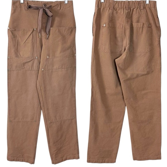 Free People Hayden Pull On Pants in Brownie Size XS NEW Cargo Bohemian Neutral - Picture 4 of 14
